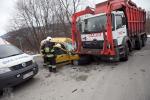Wypadek z udziałem ciężarówki